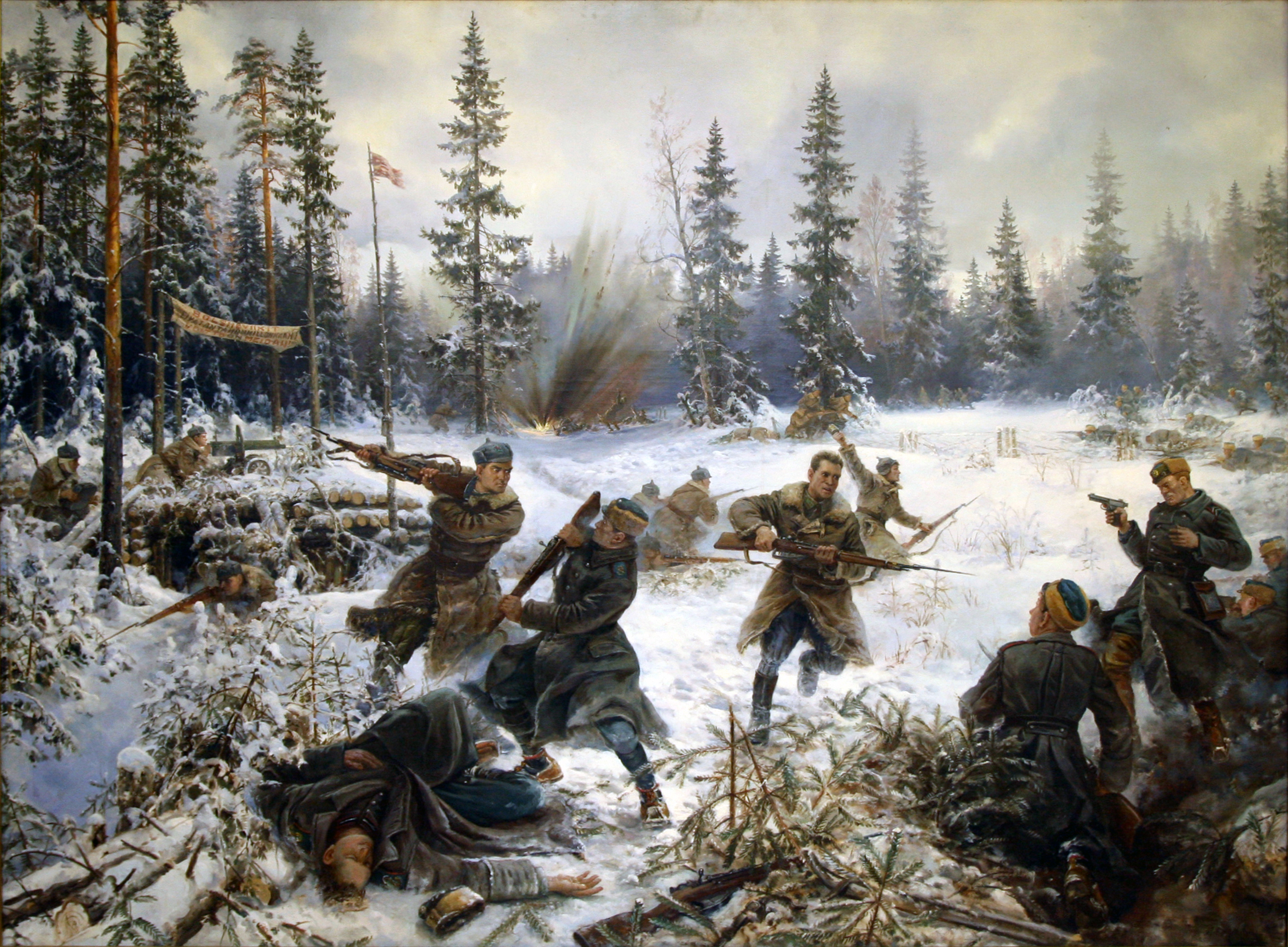 Советско-финская война картины